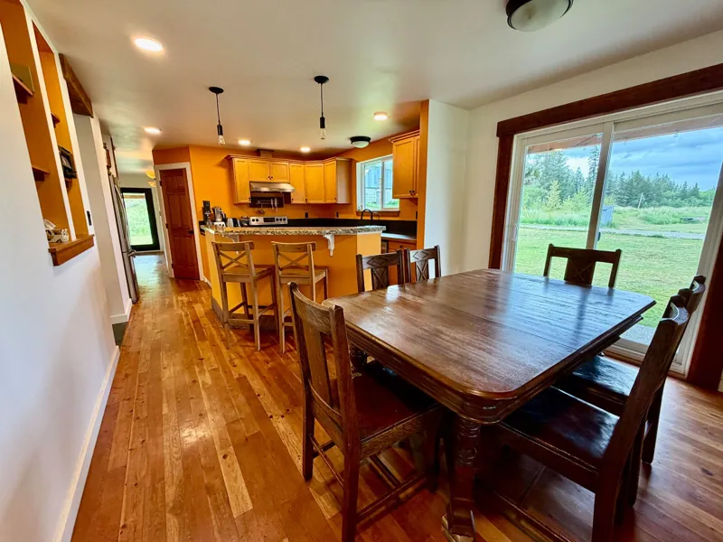 The dining room