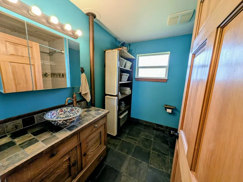 The main bathroom