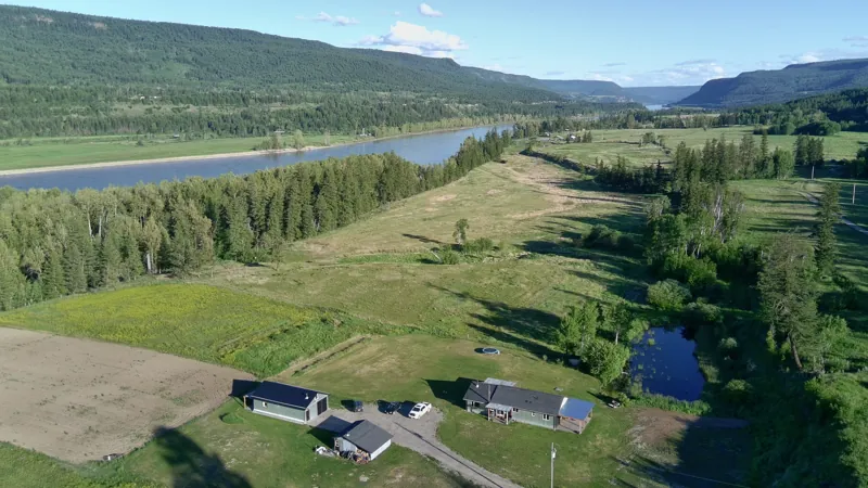 The farm above the Fraser