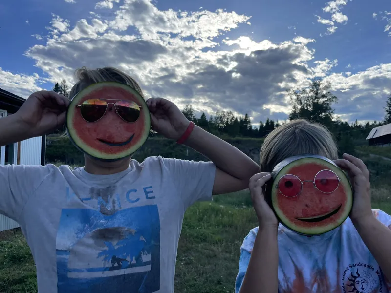 August 2023: watermelon smiles