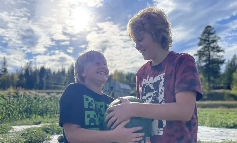 September 2024: a melon of about 23 lb